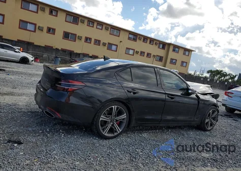 2024 Genesis G70 Sport Advanced из США, поврежденный, VIN KMTG54SE9RU137316